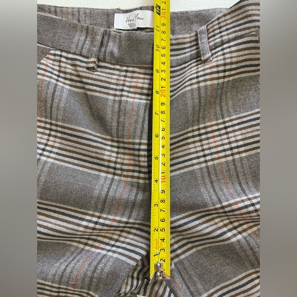 Hey You Plaid Kimmit Trousers with Black Slit Elastic Cuffs – Size 2 - Picture 4 of 13